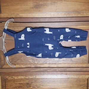 Cat & Jack Llama Coveralls, Sz 12 Months